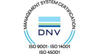 DNV Logo ISO 9001 ISO 14001 ISO 45001 